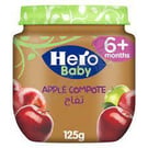 Hero Baby Apple Compote Jar +6 Months 125 Gm