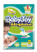 Baby Joy Baby Diapers 60+2 Diapers Size 2
