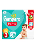 Pampers Pants Olive Oil 58 Diapers Size 3