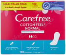 Carefree Cotton Feel Normal Perfume Free 100 Panty