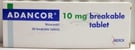 Adancor 10 Mg 30 Tablets