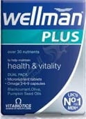 Vitabiotics Wellman Plus 56'S