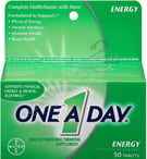 One A Day Energy Multivitamins For Men & Women 50 Tablets