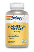 Solaray  Magnesium Citrate 400 Mg 180 Vegetarian Capsules