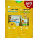 Vacation sunscreen lotion green tea 120 ml + vacation sunscreen cream vitamin e 60 ml