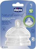 Chicco Natural Feeling Teats 2 Pcs +4 Months