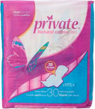 Private Sanitary Pads Maxi Pocket Super 30 Pads