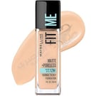 Maybelline New York Fit Me Matte + Poreless Liquid Oil-Free Foundation Makeup Soft Sand 30 Ml