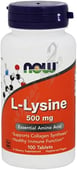 Now L-Lysine 500 Mg 100Vcaps