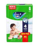 Fine Baby 4 Large For 7:14 Kg 58 Diapers