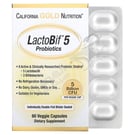 California Gold Nutrition LactoBif 5 Probiotics 5 Billion CFU 60 Veggie Capsules