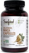 Sunfood Black Maca 800 mg 90 Capsules