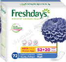 Freshdays Long Mega Pack 72 Pads