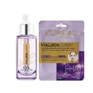 L'Oreal Hyaluron Expert Face Serum - 30ml + L'Oreal Hyaluron Expert 24H Replumping Moisturizing Tissue Mask 6223004248719