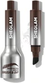 SHEGLAM Brow-Fection Angled Brush & Dip- CHOCOLATE Hair-Like Strokes Liquid Eyebrow Gel Pen Easy 1.2 ml 