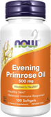 Special Import -NOW Foods Supplements Evening Primrose Oil 500 mg with Naturally Occurring GLA Gamma-Linolenic Acid 100 Softgels