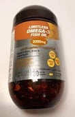 Limitless Omega 3 Fish Oil 2000Mg 60 cap