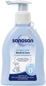 Sanosan Baby Wash&Care Hair&Body With Pump 200 Ml