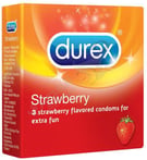 Durex Strawberry Cond Offer 3 Condoms