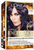 L'Oreal Hair Pigment Paris Excellence Intense 2.16 Violet Black 120 Ml