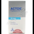 Actos 15 Mg 30 Tablets