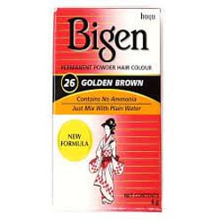 Bigen - Permanent Hair Color Golden Brown - No. 26