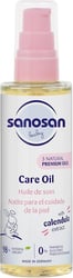 Sanosan Baby Care Oil  With Almond Oil, Organic Olive oil & Sunflower Seed Oil  Biodegradable - 100ml