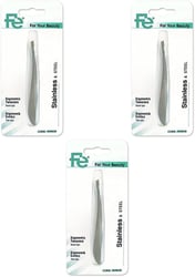 Fe Ergonomic Tweezers slant tip 1 piece