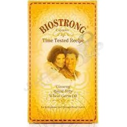 Bio Strong Ginseng Royal Jelly Wheat Germ Oilcap 21 Capsules