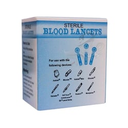 Blood Lancets Sterile Pcs 100 Pen