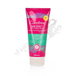 Carefree Intimate Wash Double Action Daily For Intimate Areas With Green Tea And Aloe Vera By Jonhson & Jonhson 200 Ml