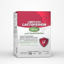 Limitless Lactoferrin 100 Mg 14 Sachets