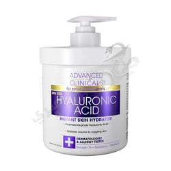 Advanced Clinicals Cream Hyaluronic Acid 454 Gm
