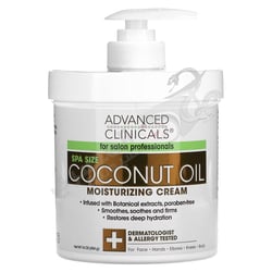 Advanced Clinicals Coconut Moisturizing Cream 454 Gm