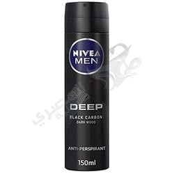Nivea Deep Black Carbon Spray Men 150 Ml