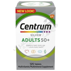 Centrum Silver Adult+50 125 Tablets