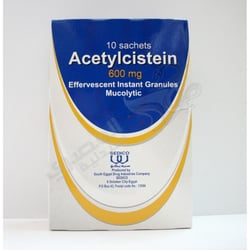 Acetylcisteine 600 Mg 10 Sachets