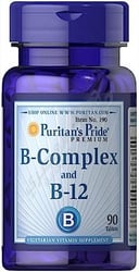 Puritan'S Pride Vitamin B-Complex And Vitamin B-12- 90 Tablets