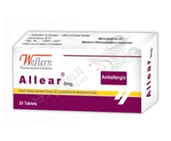 Allear 5 Mg 20 Tablets