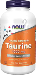 Now Foods  Taurine Double Strength 1000 Mg 250 Vegetarian Capsules
