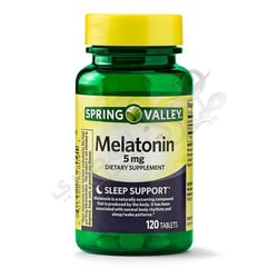 Spring Valley Melatonin Tablets  5 Mg 120 Capsules