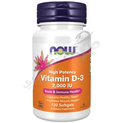 Now Foods Vitamin D-3 2000 International Unit 120 Soft Gel