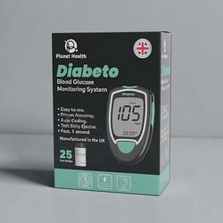 Planet Health Diabeto Blood glucose (with 25 test)