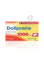 Doliprane 1000 Mg 15 Tablets