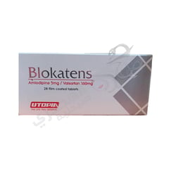 Blokatens Amlodipine 5Mg\Valsartan 160Mg 28 Tablets