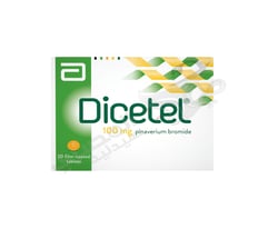 Dicetel 100 Mg 20 Tablets