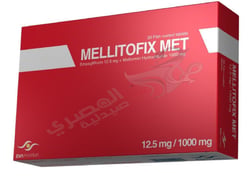 Mellitofix Met 12.5/1000 Mg 30 Tablets