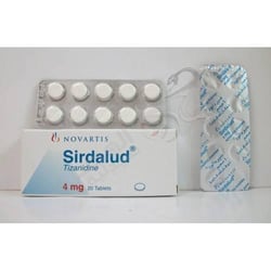 Sirdalud 4 Mg 20 Tablets