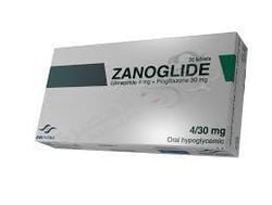 Zanoglide 4/30 Mg 30 Tablets