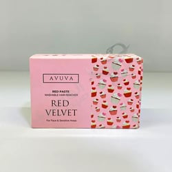 Avuva Red Paste Washable Hair Remover Red Velvet For Face & Sensitive Areas